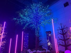 最新制御を生かしたイルミネーションショー(昨年の様子) 最新制御を生かしたイルミネーションショー(昨年の様子)