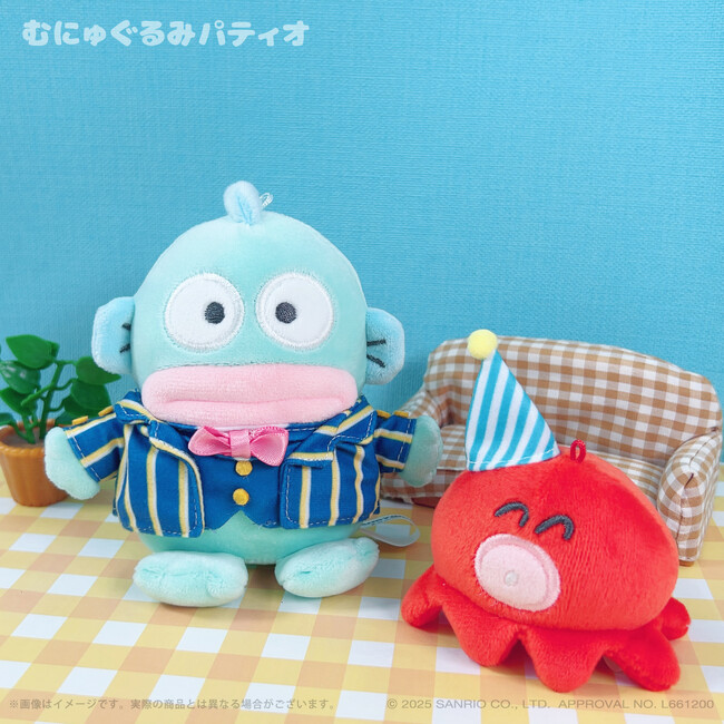 祝40周年☆サンリオキャラクターズ・ハンギョドンより新商品が5月23日(金)～むにゅぐるみパティオ対象店舗で発売開始！