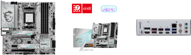 MSI、ホワイトPCBとホワイトシルバーヒートシンクを組み合わせたB850チップセット搭載マザーボード「B850M GAMING PLUS WIFI」を発売