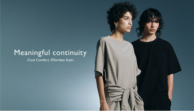 ナノ・ユニバースの「Meaningful continuity」より夏を制する超冷却素材シリーズが登場