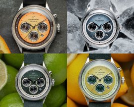 1564 Chronodate Automaticに夏らしい4種類が新登場 1564 Chronodate Automaticに夏らしい4種類が新登場