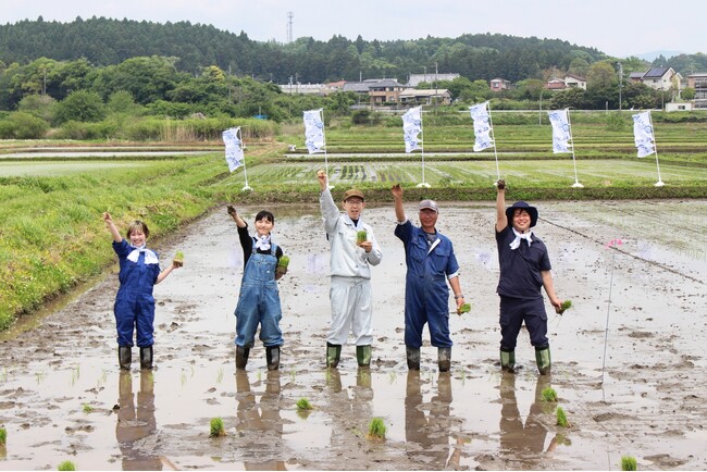 令和7年産「福、笑い」内堀福島県知事らによる田植えを行いました!