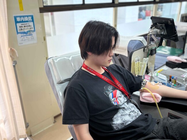 “誰かのために”を行動に。学生たちが献血に協力しました。