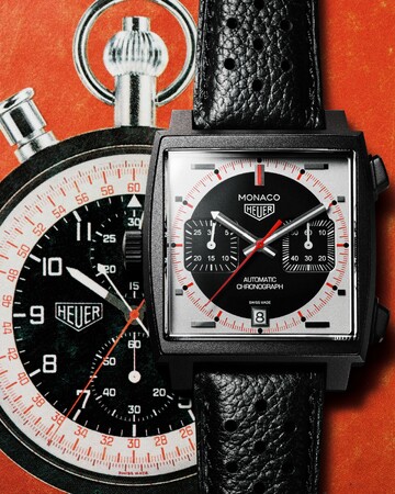 タグ・ホイヤーの最速の瞬間を刻むタイムピース、タグ・ホイヤー モナコ クロノグラフ ストップウォッチ