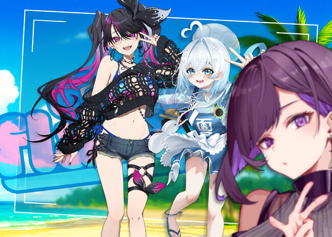 『club flamingo』所属のXTuber3人がビジュアル公開！！