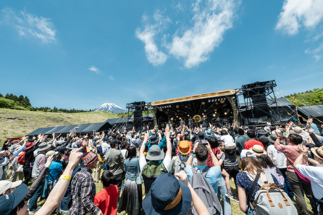 いよいよ今週末開催！富士山の麓の絶景キャンプインフェス 「NEC presents FUJI & SUN '25」8月、WOWOWで放送・配信決定！