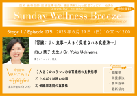 《医師・歯科医師・薬剤師向け》無料オンラインセミナー6/29(日)朝10時開催　『腎臓によい食事～大きく見直される食療法～』内山 葉子 先生(葉子クリニック / 院長)