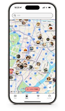 MAPの画面