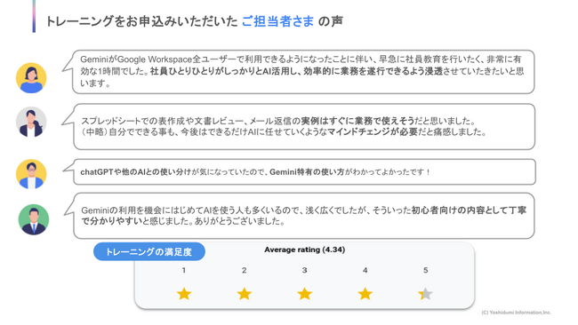 生成 AI トレーニング「Gemini Boost Camp」6 月以降の追加開催決定！- 生成 AI の社内教育ニーズに対応