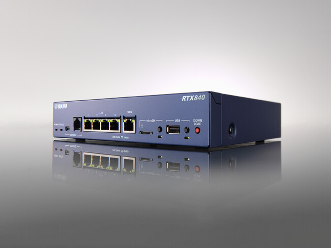 利用拡大するクラウドサービスに最適なネットワークを提供　ヤマハ ギガアクセスVPNルーター『RTX840』
