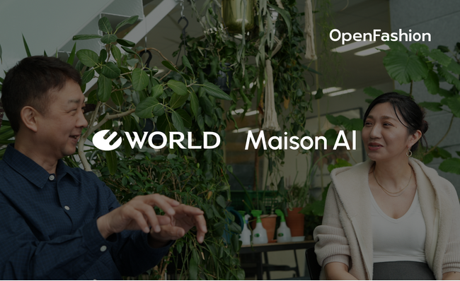 OpenFashion、「Maison AI」を活用したワールドの生成AI導入を推進