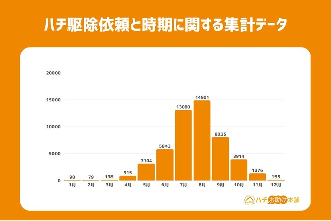 蜂の活動ピーク到来！夏から秋にかけて増えるハチのトラブルに要注意