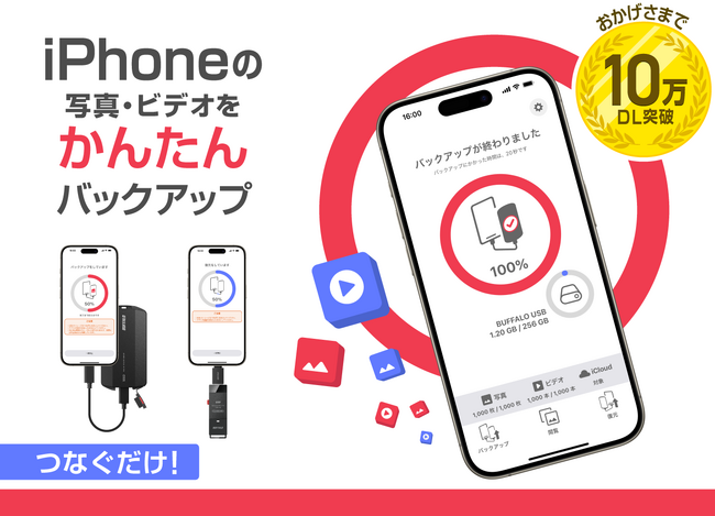 支持されて10万超DLの「写真バックアップ」アプリがアップデート！複数のUSBストレージへの保存で大切なデータのバックアップがより安心に