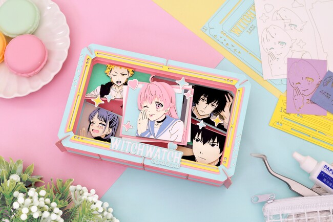 TVアニメ『ウィッチウォッチ』のキャラクターたちが飛び出す、立体クラフトアート新登場 「ペーパーシアター ウィッチウォッチ」予約受付開始