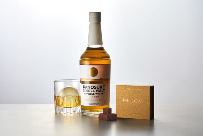 「父の日に、ほろ苦い “ありがとう”を。」嘉之助蒸溜所のシングルモルトウイスキーの円熟した甘みとチョコレートが織りなす大人の余韻を、特別な一粒に込めて。