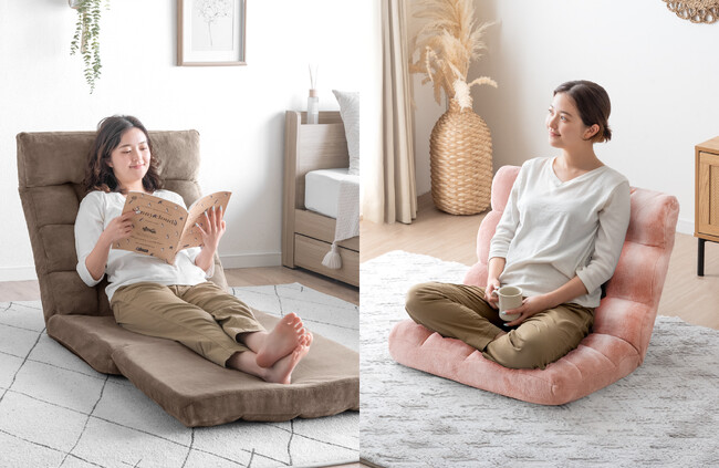 大人気座椅子「ALICE」シリーズからワイドタイプ登場！一人で広々くつろげるワイド設計でゆったりリラックス