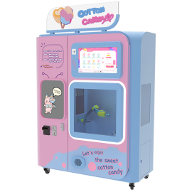 次世代ロボット自販機シリーズ『わたあめ自動販売機』
