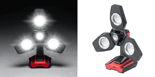 電源不要！三脚付きでどこでも使える3500ルーメンの最強LED投光器を発売