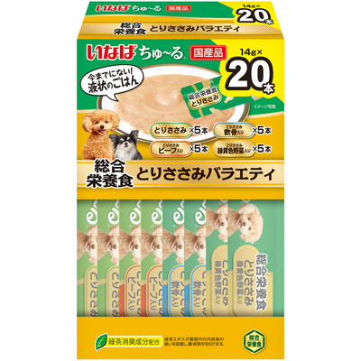 いなばペットフード わんちゃん用「ちゅ~る総合栄養食」20本入りBOXが新登場!