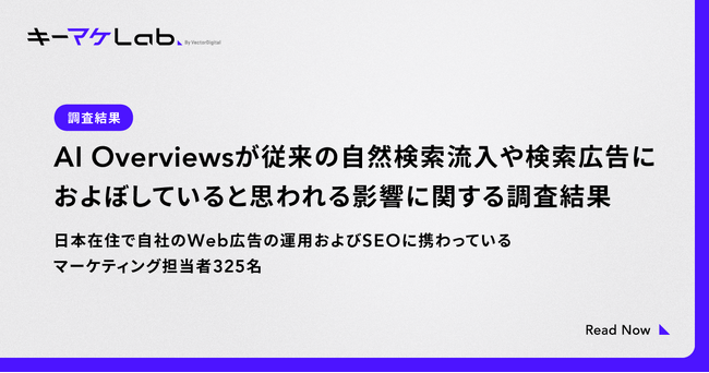 【調査】AI Overviewsの影響が鮮明に。国内マーケターの6割が「自然検索流入減」を実感、9割がSEO戦略見直しへ