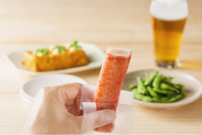 いちまさ（一正蒲鉾）初のバータイプ商品パクッとたんぱく カニかまバー新発売！