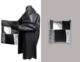 ミハイルギニスアオヤマのキモノ袖になるクッションカバー ミハイルギニスアオヤマのキモノ袖になるクッションカバー