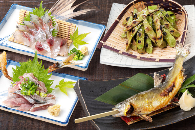 【入梅鰯に紀州の鮎（※）、産直枝豆に注目!!】6月限定メニューは素材で直球勝負!! 『庄や』105店舗で6/1から味わえる