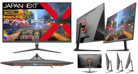 JAPANNEXTがHDMI 2.1搭載 27インチ IPSパネル採用 120Hz対応の4Kゲーミングモニターを41,980円で5月30日(金)に発売 JAPANNEXTがHDMI 2.1搭載 27インチ IPSパネル採用 120Hz対応の4Kゲーミングモニターを41,980円で5月30日(金)に発売