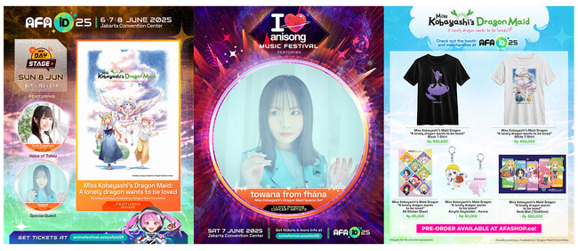「towana from fhana」、インドネシア最大級のアニメイベント「AFA Indonesia 2025」へ出演が決定
