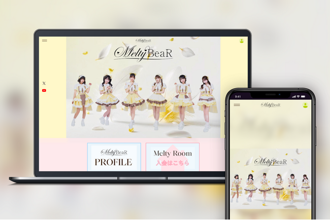 「Bitfan」にて、6人組アイドルグループ・Melty BeaRのオフィシャルサイト兼ファンクラブをオープン！
