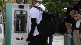 マイボトルでの給水 マイボトルでの給水