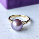 紫陽花パール リング