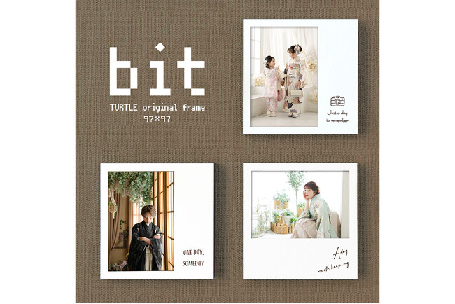 フォトスタジオタートル、人気のミニフレームbitに新デザイン3種類を販売開始