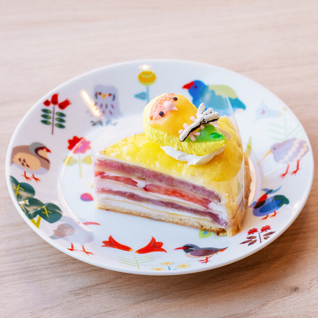 第2弾「Birds and Desserts」6/１からSTART！限定sweets♪にぎころコザクラちゃん＆ちょこんと佇むセキセイちゃんが新登場♪梅雨もことりすまいるでHappyなひと時を♪