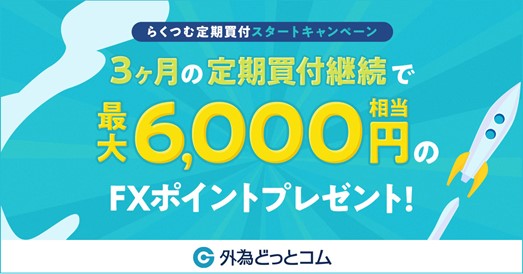 新キャンペーン「らくつむ定期買付スタートキャンペーン」実施!