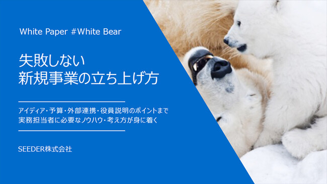 【無料DL / ホワイトペーパー】新規事業の立ち上げに悩むビジネスパーソン必見！ホワイトペーパー「失敗しない新規事業部の立ち上げ方」を無料公開