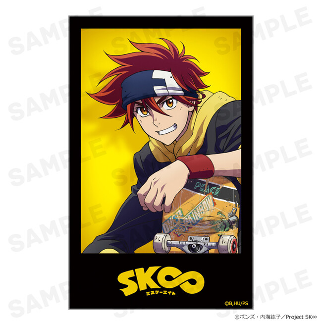 オリジナルTVアニメ「SK∞ エスケーエイト」Tシャツ、アクリルキャラスタンド、ダイカットステッカーの受注を開始しました！
