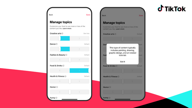 TikTok、「おすすめ」フィードの機能を拡充し、お気に入りのクリエイターやコンテンツの発見をサポート