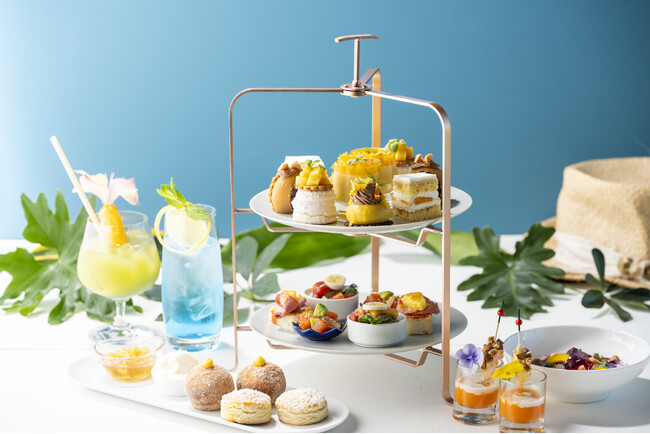 【コートヤード・バイ・マリオット福井】　ハワイアン・アフタヌーンティー　～ 南国グルメと夏空が織りなすアロハなひととき ～