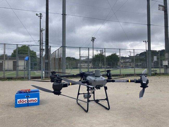 トルビズオン、福岡県総合防災訓練にて大型物流ドローンによる通信機器を空輸