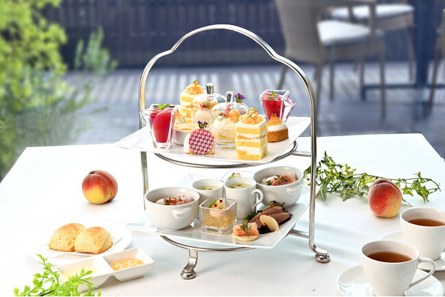 【丸ノ内ホテル】「献上桃の郷」の桃を使用した「ピーチアフタヌーンティー」が登場