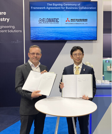 三菱造船、フィンランドのElomatic社との協業枠組合意書に調印