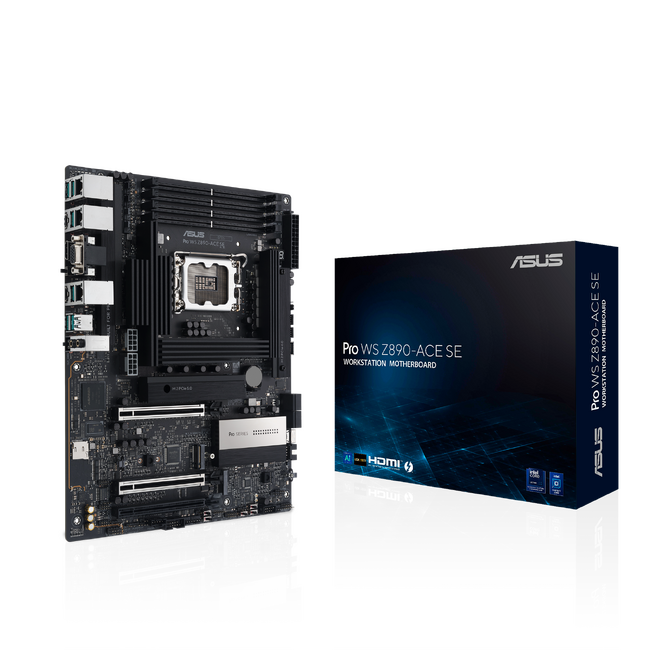 ASUSはIntel Z890チップセットを搭載したワークステーション用マザーボード「PRO WS Z890-ACE SE」を発表