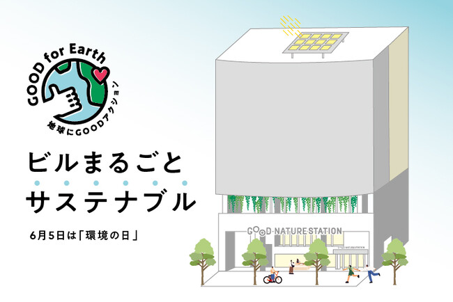 “環境の日”に考えるビルまるごとサステナブルGOOD NATURE STATIONの「日々のGOOD」を紹介