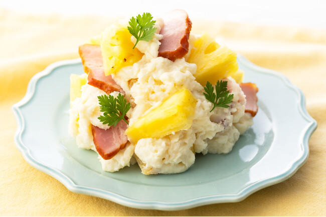 【サラダショップ｜Salad Cafe】新感覚“甘じょっぱポテトサラダ”旬の台湾パイナップルを使った『台湾パイナップルとクリームチーズのポテトサラダ』新発売