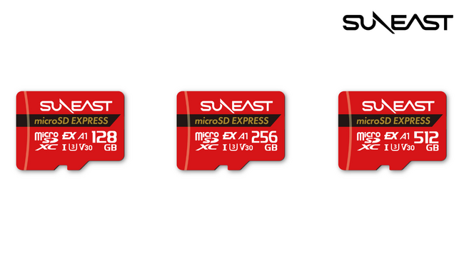 新時代ゲームに便利な高速ストレージ！SUNEASTから「microSD Express」カードを6月下旬発売予定！