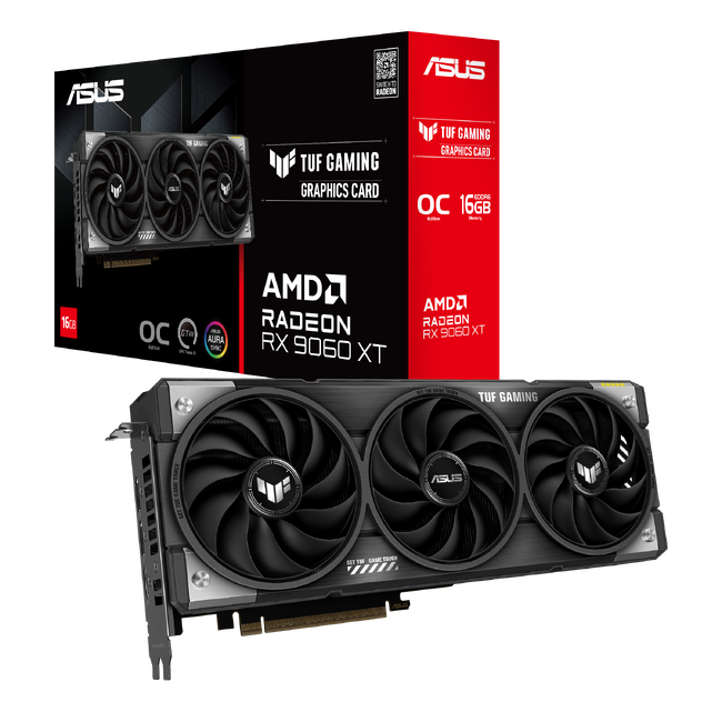 ASUSからTUF GAMINGシリーズ、PRIMEシリーズ、DUALシリーズより、AMD Radeon(TM) RX 9060 XT搭載ビデオカード4モデルを発表