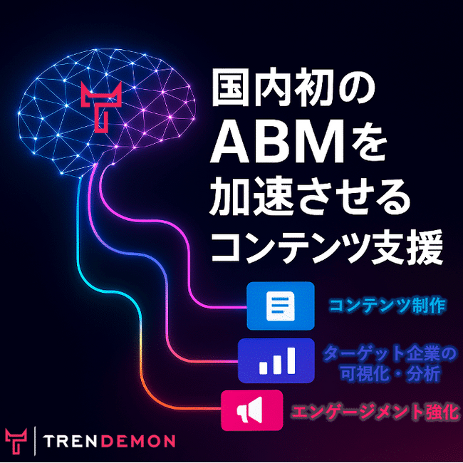 ROI驚異の800%！AI時代に成果を出す新時代のコンテンツ制作支援サービスの提供開始【TRENDEMON JAPAN】