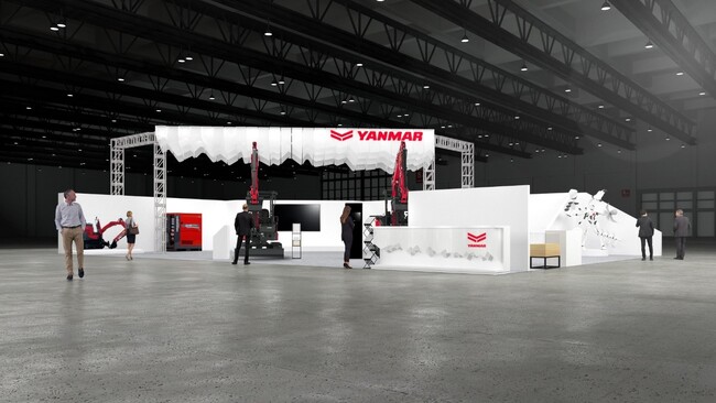 「第7回 国際 建設・測量展（CSPI-EXPO2025）」で1tクラスの電動ミニショベルを参考出展