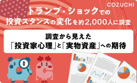 調査から見えた「投資家心理」と「実物資産」への期待